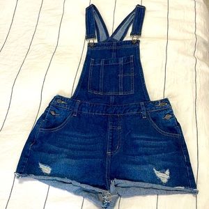 Shorts denim overalls 👖